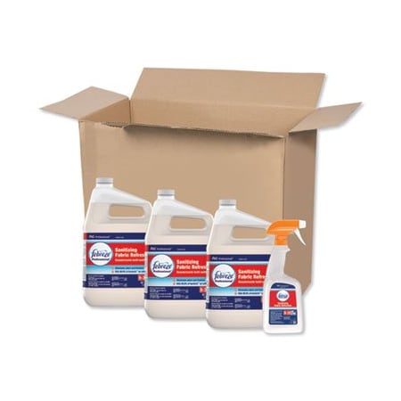 Proctgambl Febreze, PROFESSIONAL SANITIZING FABRIC REFRESHER, LIGHT SCENT, 1 GAL, READY TO USE, 3PK 72136